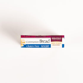 Individual wafer close-up displaying light, airy texture from Broadman gluten-free bread.