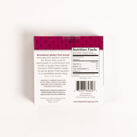 Stacks of Broadman gluten-free wafers show uniform size for distribution.