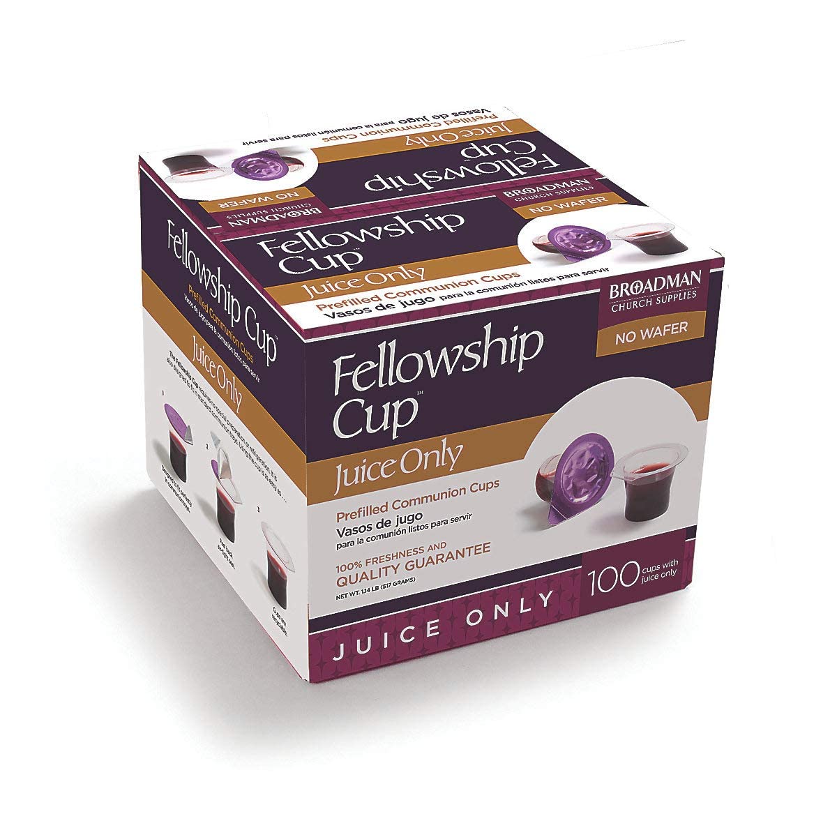 BROADMAN CHURCH SUPPLIES juice only single serve design for church services
