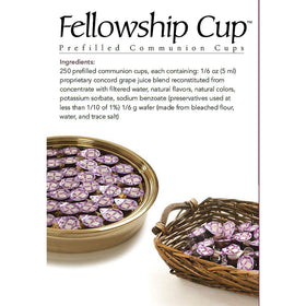 Broadman packaging demonstrates easy assembly of communion set