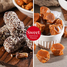 Broadway Basketeers Cookies, Popcorn and Toffees for gifting moments and shared treats.