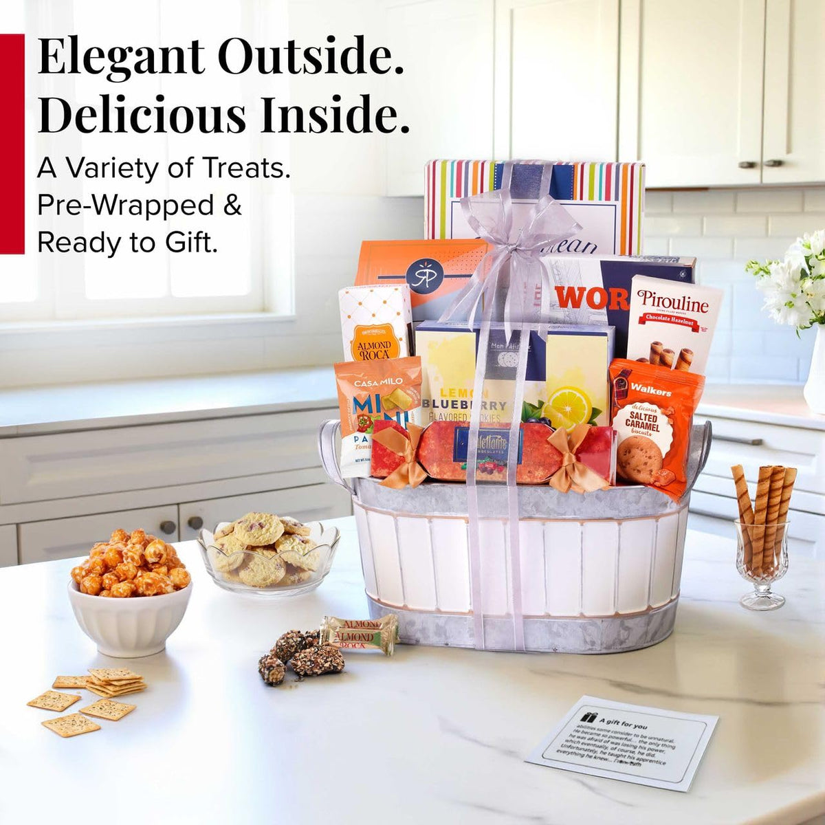 Broadway Basketeers kosher snack variety featuring assorted sweets for thoughtful gatherings.