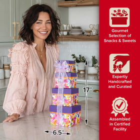 Broadway Basketeers reusable container with four boxes, for reuse