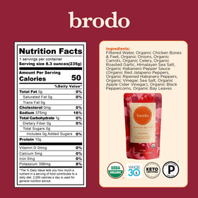 Brodo spicy Nonna pouch for bold flavor.