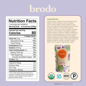 Brodo tuscan sun pouch for hearty garden-inspired taste.