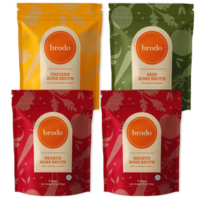 Brodo Classic Variety Pack pouch ready for sipping or cooking