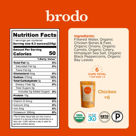 Brodo variety-pack pouches showcase diverse flavors for flavorful meals on the go.
