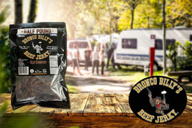Bronco Billy's Beef Jerky family-owned heritage conveyed in branding
