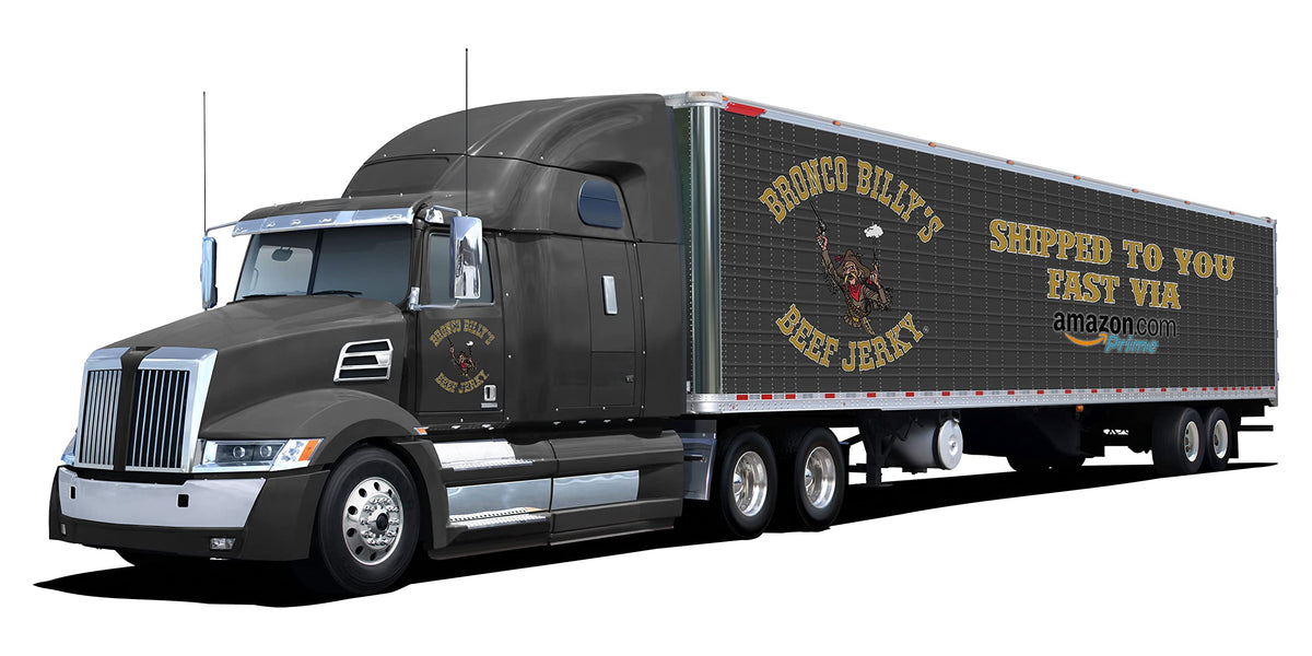 Bronco Billy's jerky trail snack—protein-rich fuel for outdoor adventures.