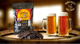 Bronco Billy's Down By The Chesapeake jerky slices highlight bold seafood spice for savory bites.