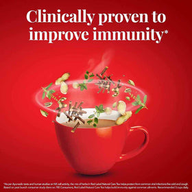Brewed Brooke Bond Red Label Natural Care tea presented for a cozy moment
