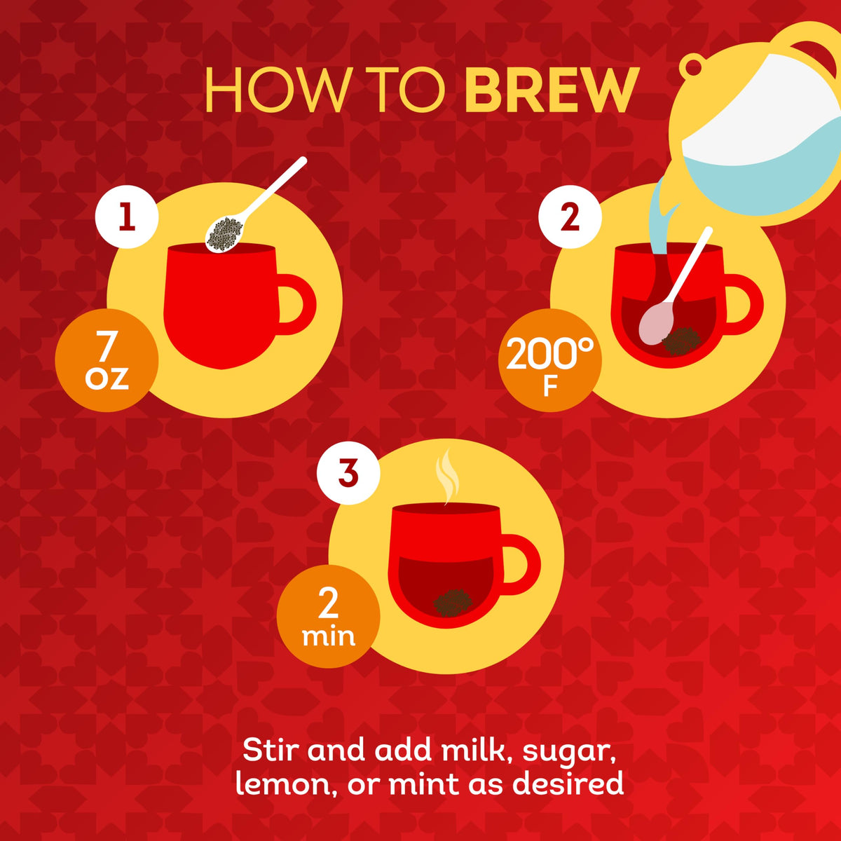 Red Label tea poured into milk for chai style.