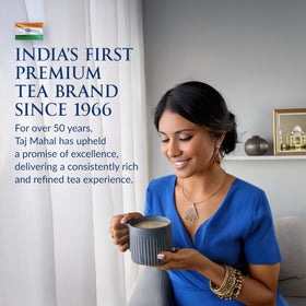 Brooke Bond Taj Mahal tea being steeped releases a fragrant aroma