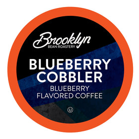 Brooklyn Beans Blueberry Cobbler coffee pod for quick single-serve brews with rich taste.