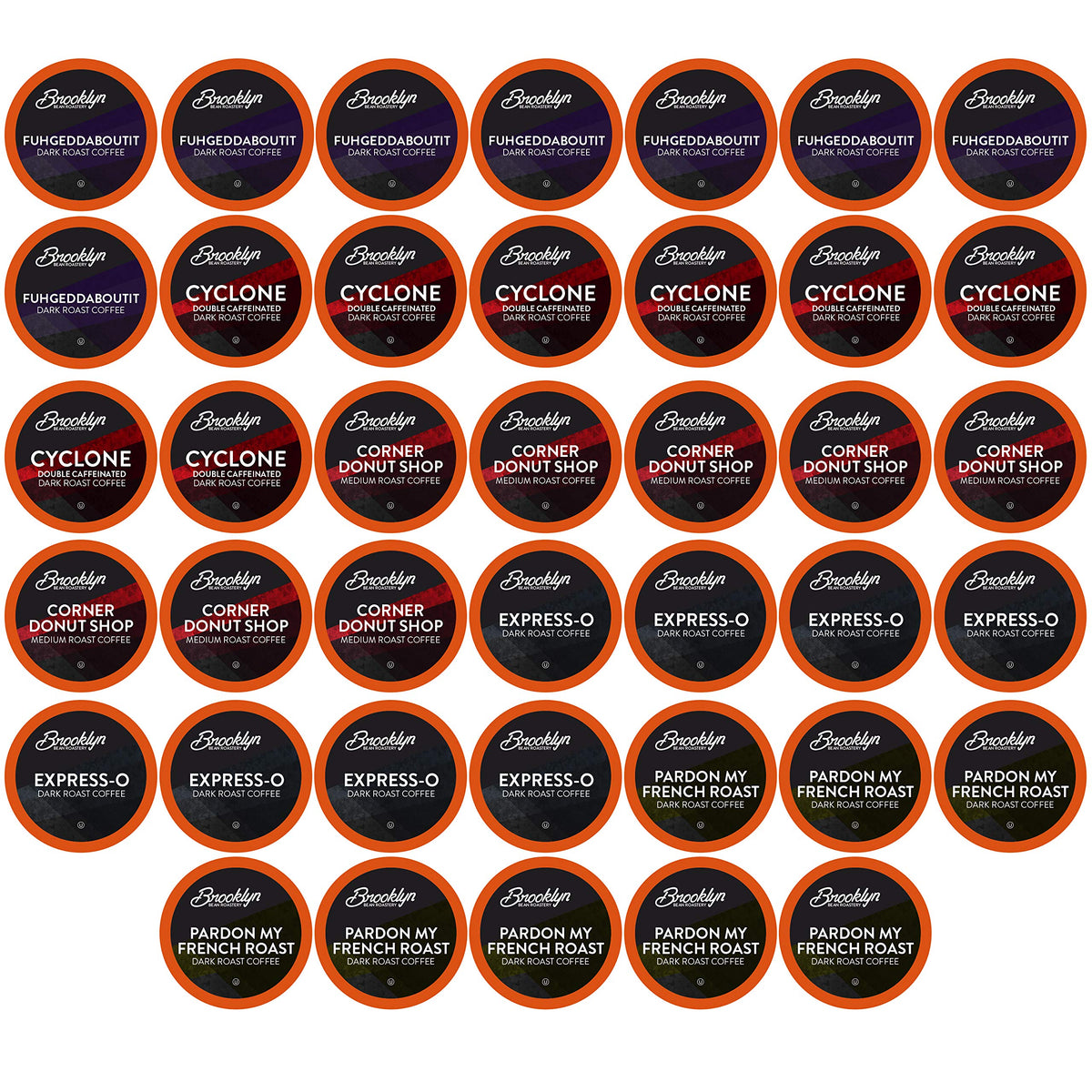 Brooklyn Beans Bold Gourmet Variety Pack pods for rich mornings.