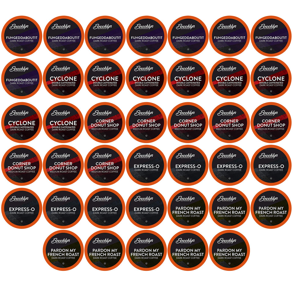 Brooklyn Beans Bold Gourmet Variety Pack pods for rich mornings.