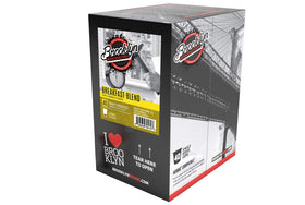Brooklyn Beans Breakfast Blend pods arranged in pack layout for easy choice