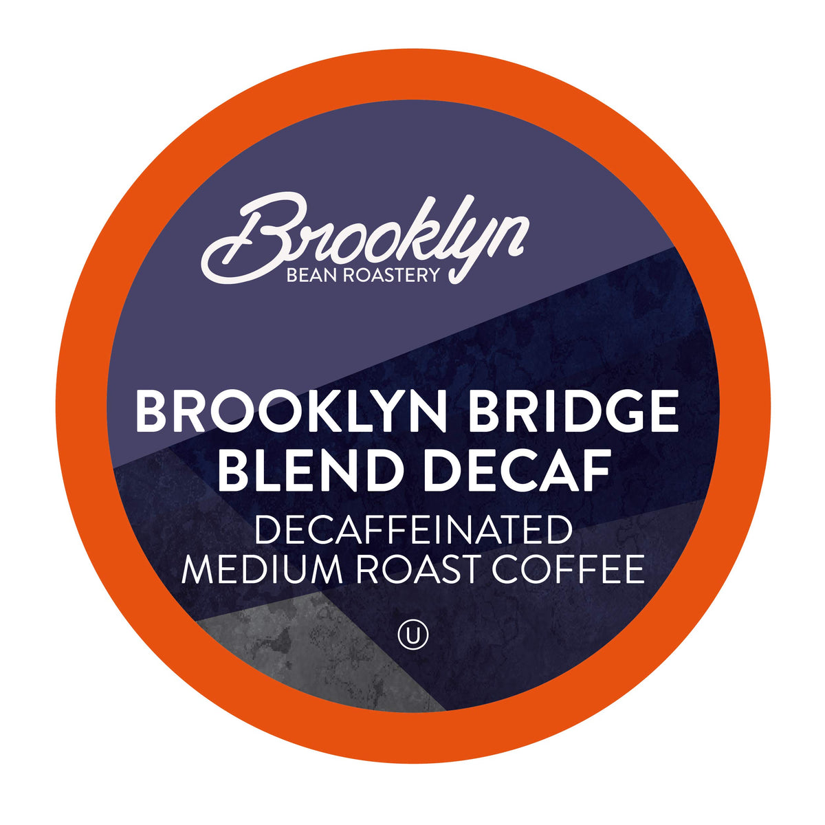 Brooklyn Beans Brooklyn Bridge Decaf pods ready for any time of day with bold aroma.