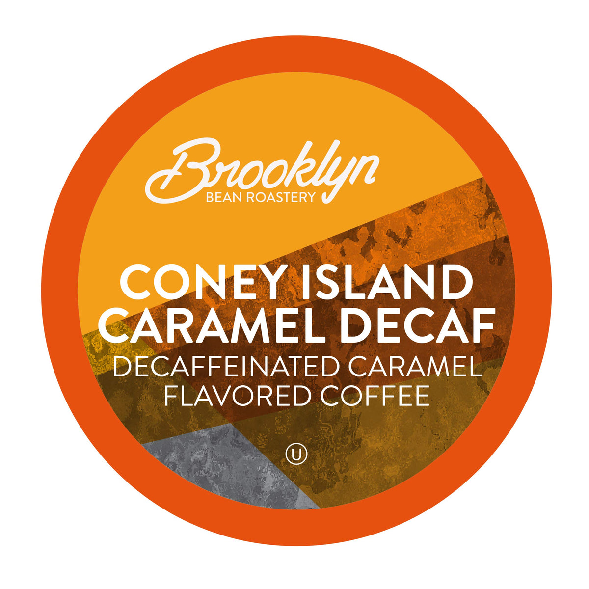 Brooklyn Beans Coney Island Caramel Decaf pod for a smooth, caffeine-free caramel brew.
