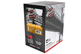 40-count box of Brooklyn Beans Coney Island Caramel pods for easy brewing.