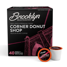 Brooklyn Beans Corner Donut Shop pods deliver smooth flavor for mornings.