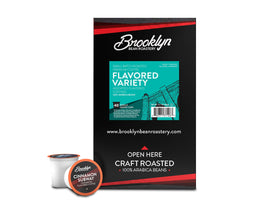 Brooklyn Beans Oh Fudge pods close-up, indulgent treat for afternoon breaks.