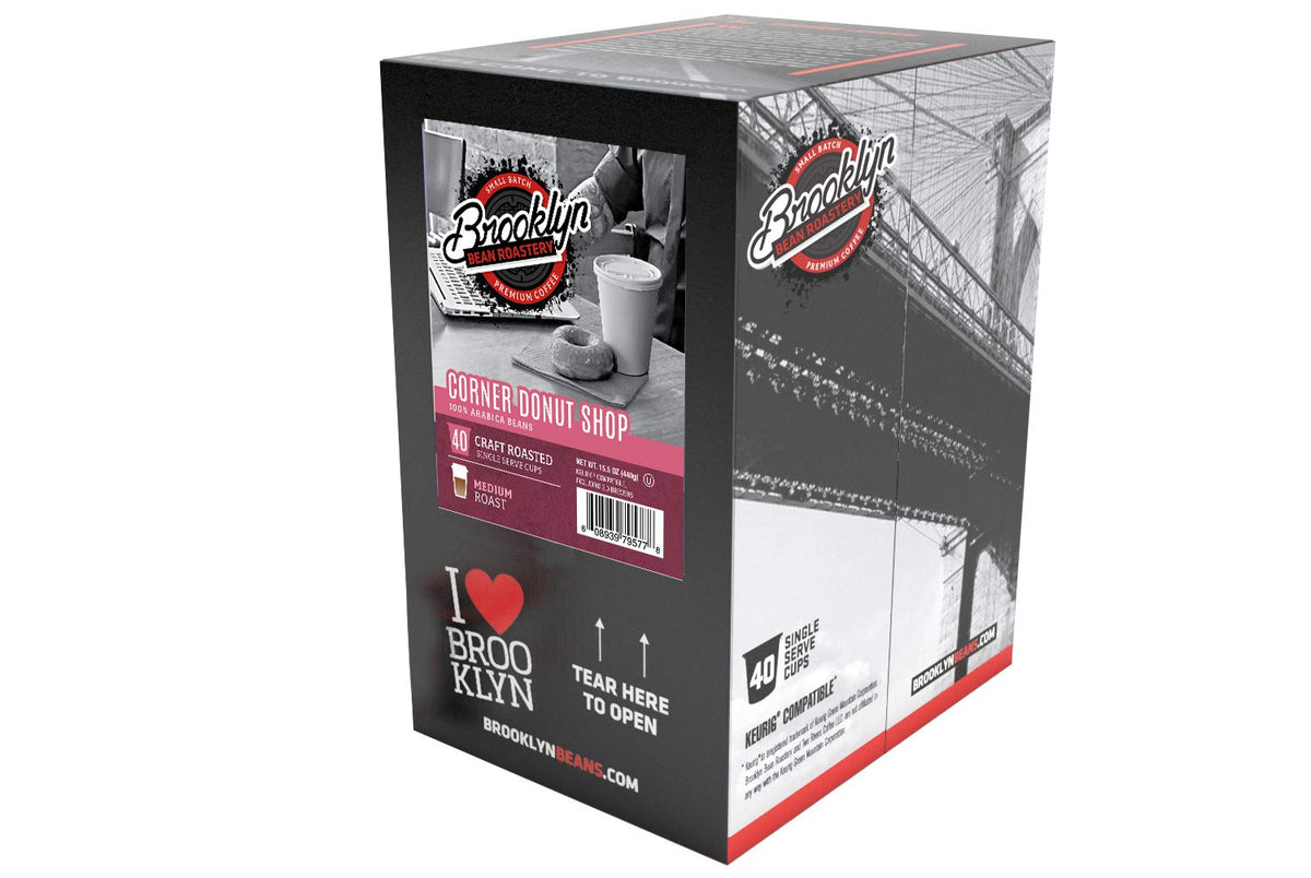 Brooklyn Beans 40-count pack keeps your mornings well stocked.