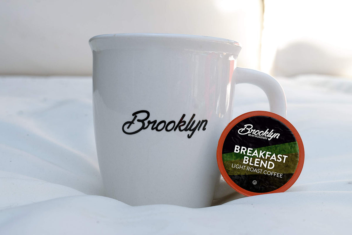 Brooklyn Beans French Roast Express-O pod option for quick brew.