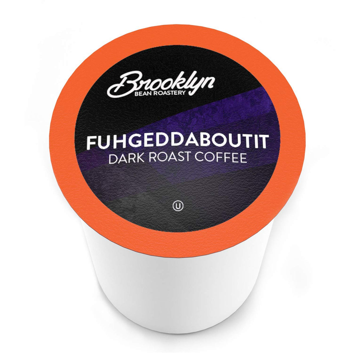 Brooklyn Beans Fuhgeddaboutit box front displaying 40-count box for simple stocking.
