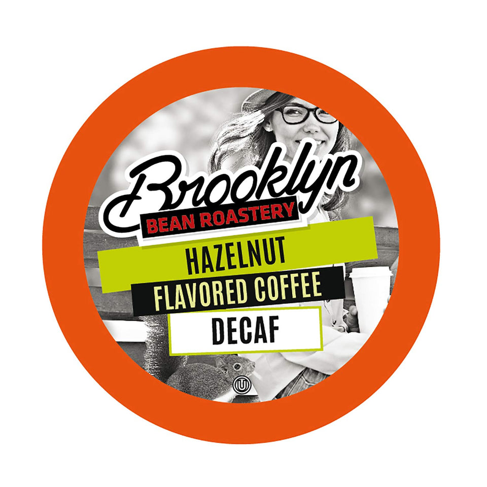 Brooklyn Beans Hazelnut Decaf pod ready for a smooth cup
