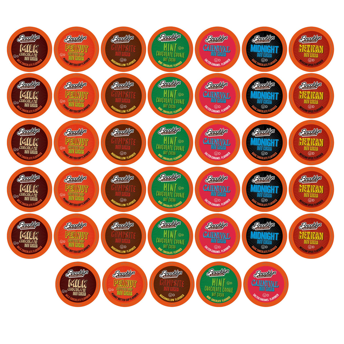 Brooklyn Beans Milk Chocolate hot cocoa pods for a creamy, comforting cup