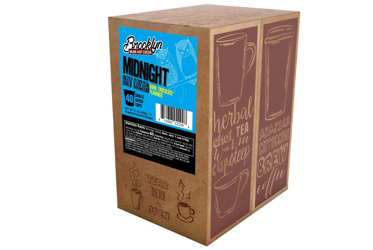 Brooklyn Beans hot cocoa pods compatible with 2.0 Keurig brewers for easy mornings