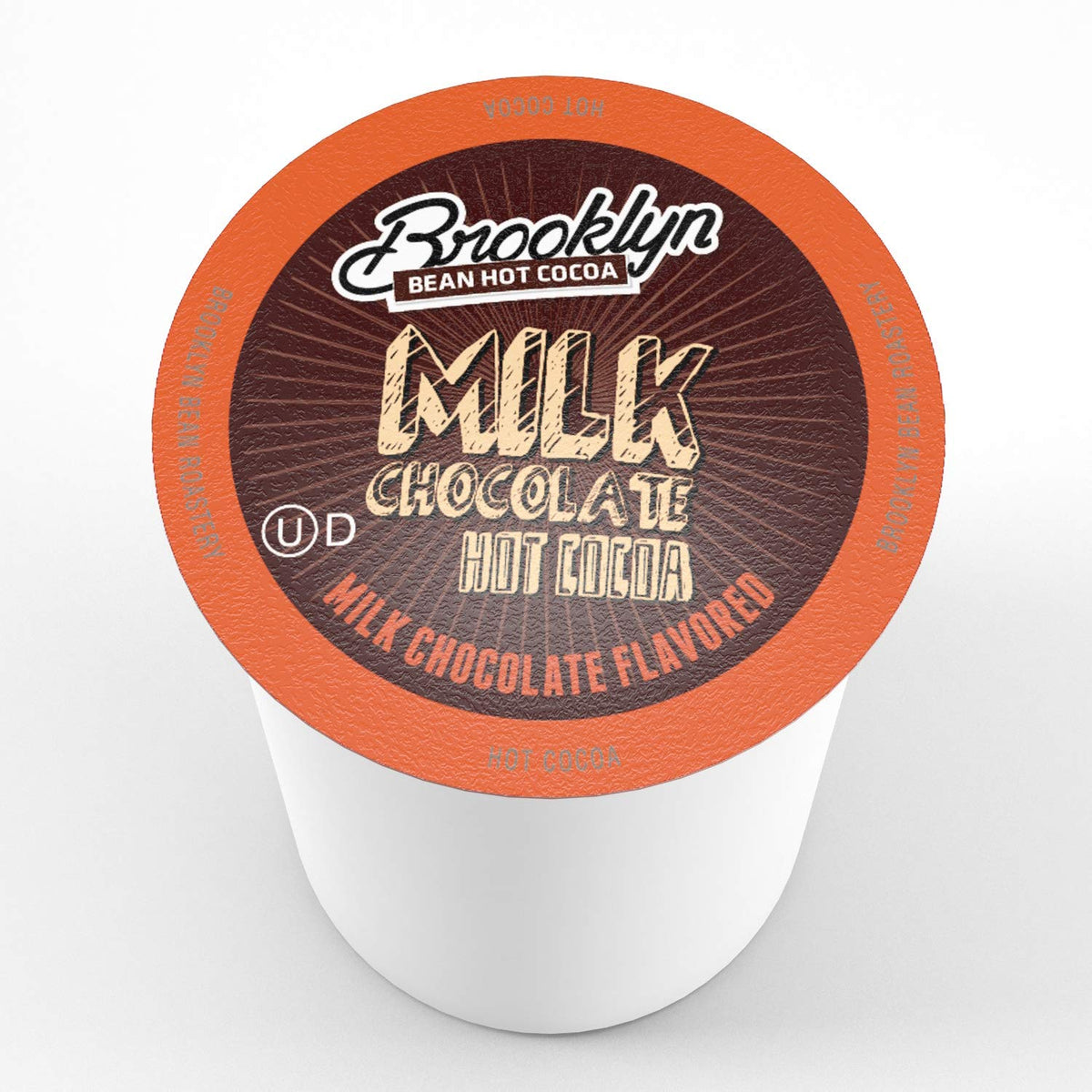 Brooklyn Beans hot cocoa pod brew into a mug for comfort.