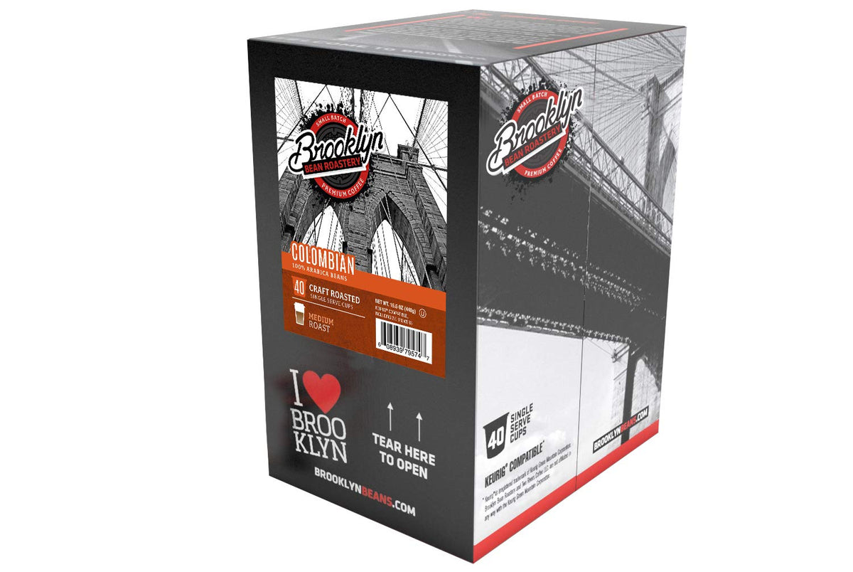 Brooklyn Beans K-Cup compatible pod ready for quick Keurig brewing
