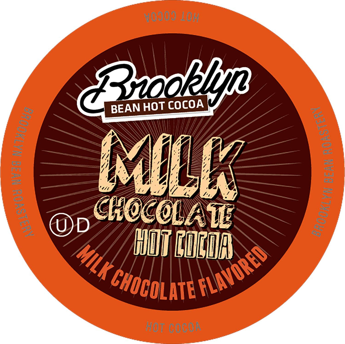 Brooklyn Beans Milk Chocolate Hot Cocoa Pod pack for cozy mornings.