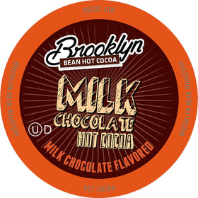 Brooklyn Beans Milk Chocolate Hot Cocoa Pod pack for cozy mornings.