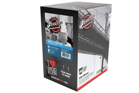 Brooklyn Beans Vanilla Skyline pod close-up reveals roasted beans and smooth vanilla notes.