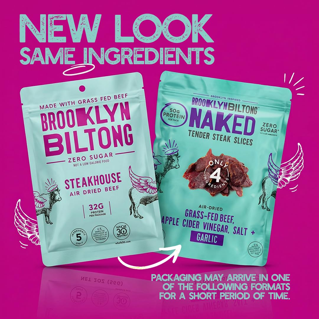 Brooklyn Biltong four-ingredient pack emphasizes simple real-food ingredients