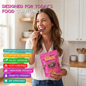 Brooklyn Biltong Naked bag — additive-free beef for Whole30