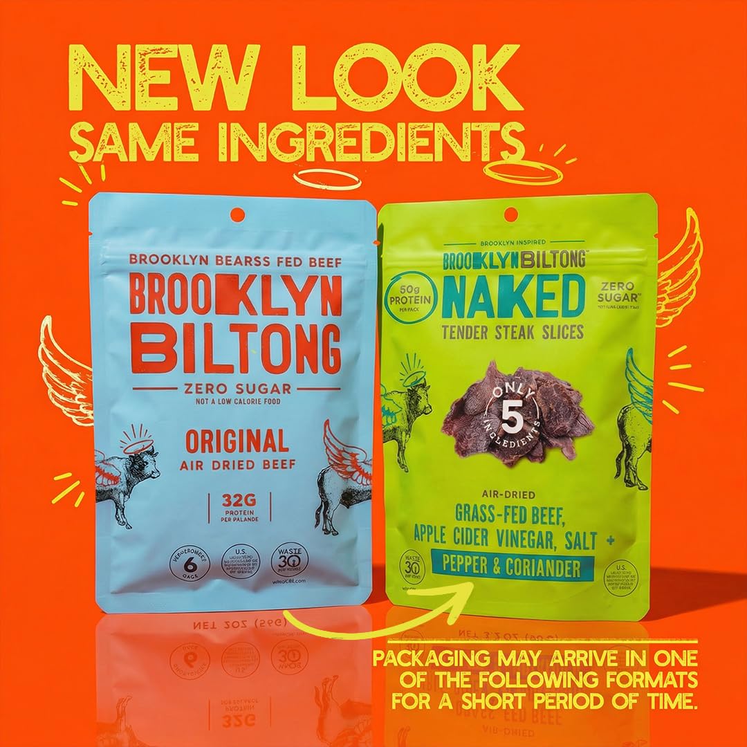 Brooklyn Biltong slices with pepper and coriander close-up for bold flavor