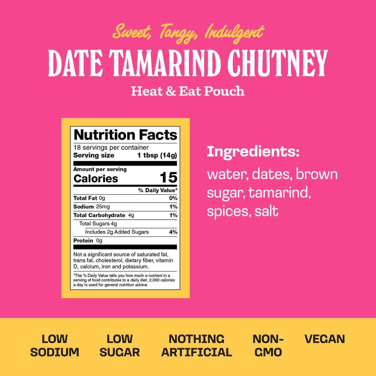 Brooklyn Delhi Date Tamarind Chutney bottle pouring, ideal for dipping and glazing