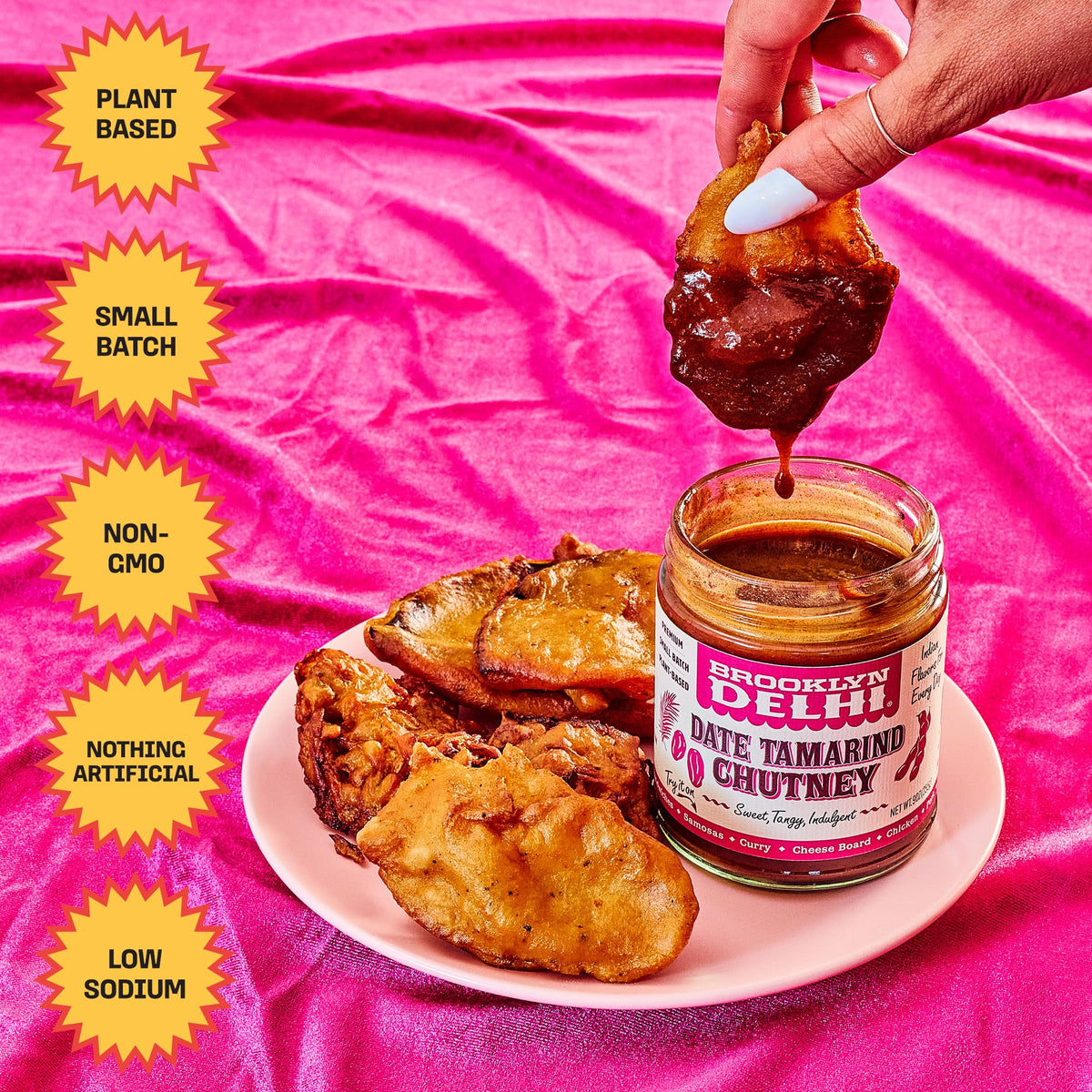 Brooklyn Delhi Date Tamarind Chutney on a charcuterie board adds contrast and depth