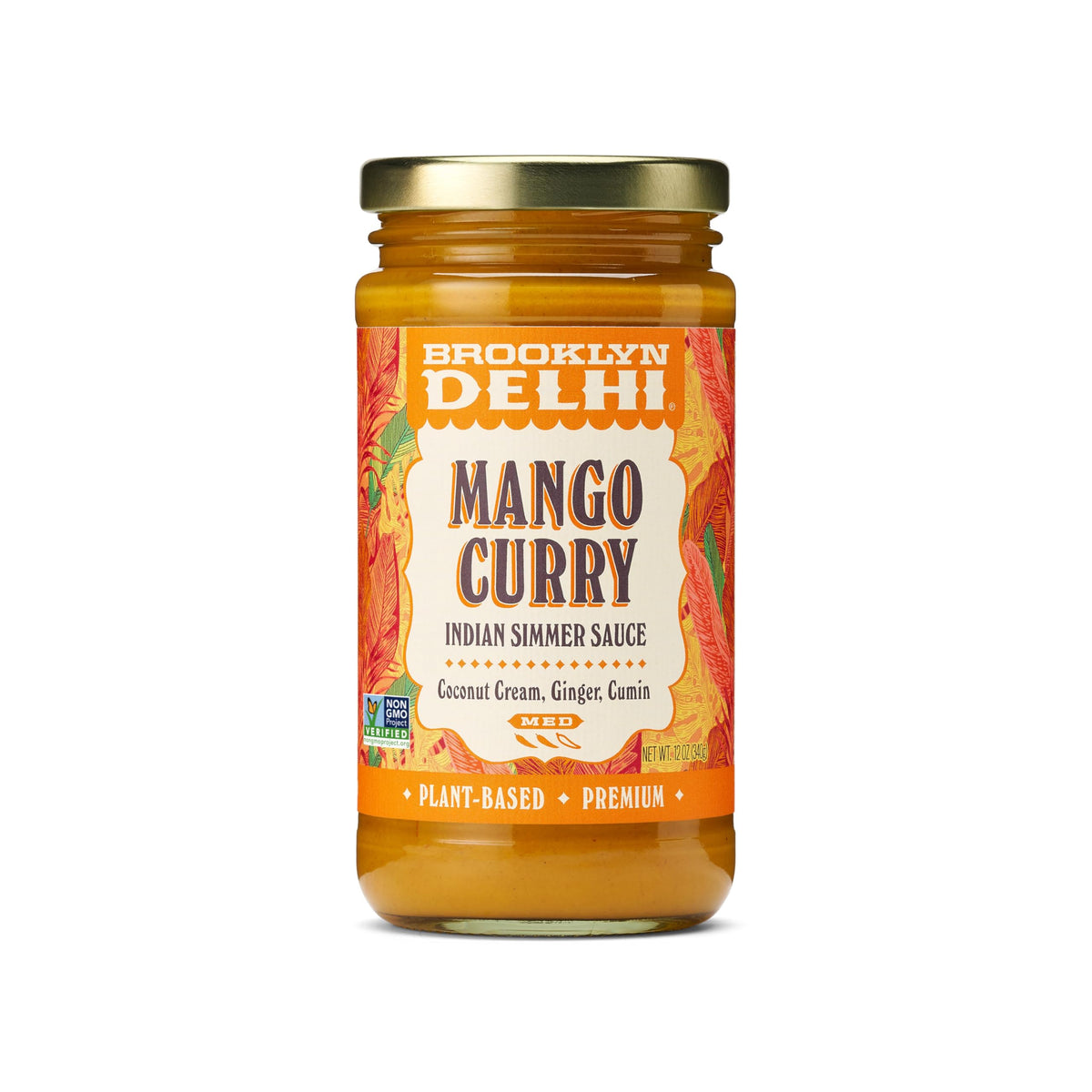 Brooklyn Delhi Golden Coconut Curry bottle ready for quick weeknight meals.