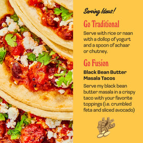 Brooklyn Delhi ready-to-eat meal in packaging ideal for lunches.