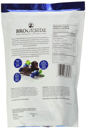 Closeup of Brookside Acai & Blueberry chocolates, great for entertaining and dessert platters.