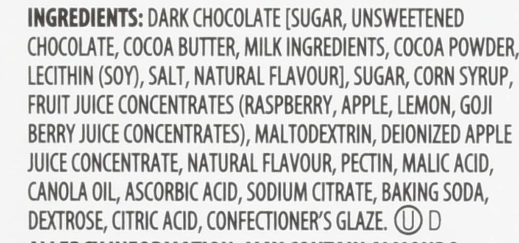 Brookside on-the-go snack idea, easy to grab from bag or desk.