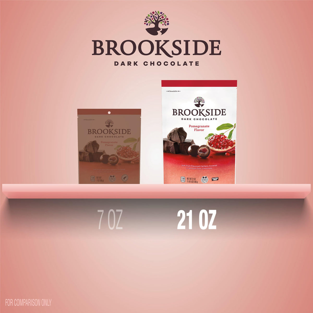 Serving Brookside snacking chocolate in a bowl for sharing.