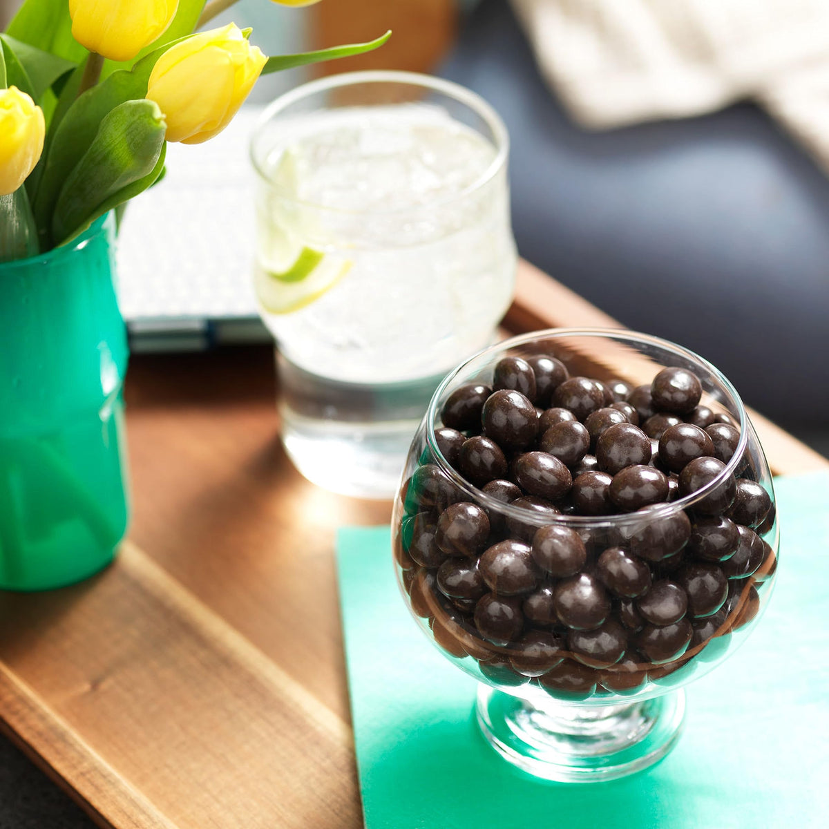 Brookside acai blueberry centers, fruity notes ideal for trail-mix upgrades.