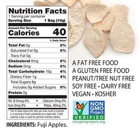 Serving bowl of Brothers All Natural Apple Cinnamon Crisps showing texture