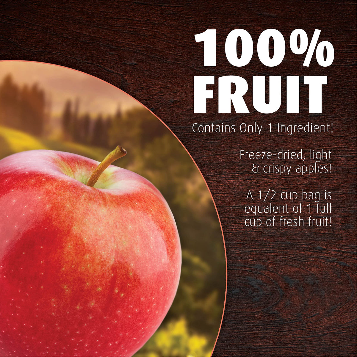 Brothers All Natural Disney Fruit Crisps cinnamon dusting adds inviting aroma